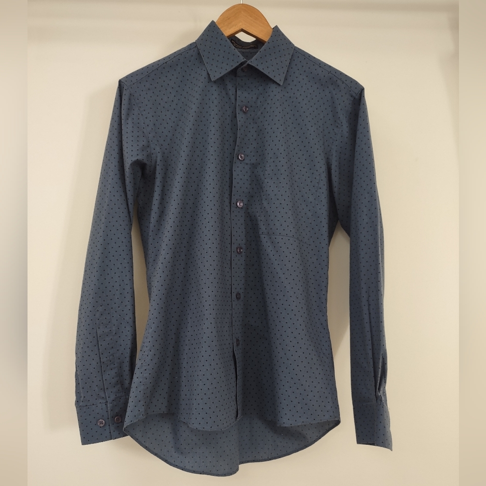 Pierre Cardin Blue Slim Dress Shirt